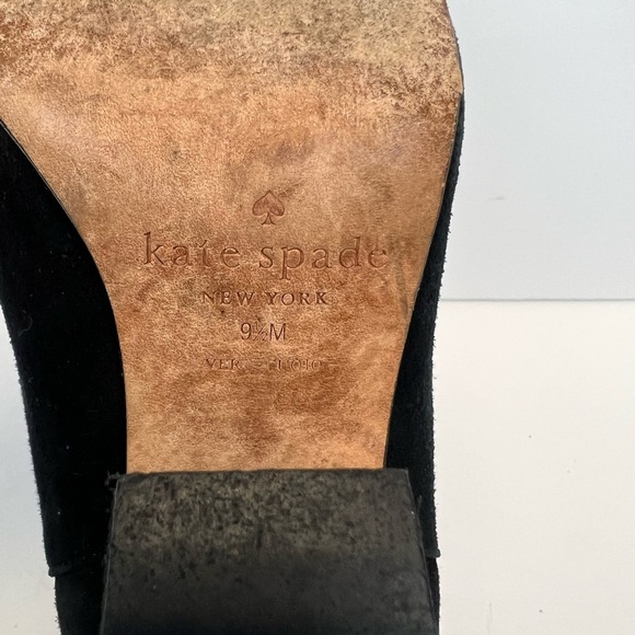 Kate Spade Black Ankle Boots with Sleek Design Size 9.5M - Picture 5 of 12